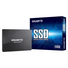 SSD | GIGABYTE | 256GB | SATA 3.0 | Write speed 500 MBytes/sec | Read speed 520 MBytes/sec | 2,5" | TBW 100 TB | MTBF 2000000 ho