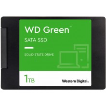 SSD | WESTERN DIGITAL | Green | 1TB | SATA 3.0 | SLC | Read speed 545 MBytes/sec | 2,5" | WDS100T3G0A