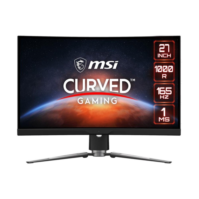 LCD Monitor | MSI | MPG ARTYMIS 273CQR | 27" | Gaming/Curved | Panel VA | 2560x1440 | 16:9 | 165Hz | Matte | 1 ms | Swivel | Hei