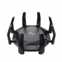 Wireless Router | ASUS | 6000 Mbps | Mesh | Wi-Fi 6 | USB 3.1 | 9x10/100/1000M | 1x10GbE | 1xSPF+ | Number of antennas 8 | RT-AX