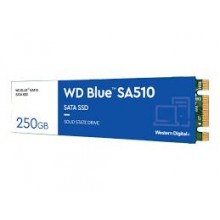 SSD | WESTERN DIGITAL | SA510 | 250GB | M.2 | SATA 3.0 | Write speed 440 MBytes/sec | Read speed 555 MBytes/sec | 2.38mm | TBW 1
