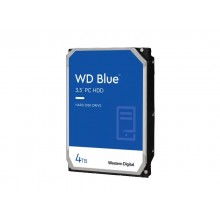 HDD | WESTERN DIGITAL | Blue | 4TB | SATA 3.0 | 256 MB | 5400 rpm | 3,5" | WD40EZAZ
