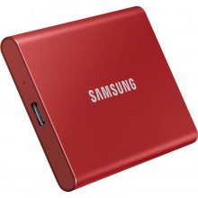 External SSD | SAMSUNG | T7 | 2TB | USB 3.2 | Write speed 1000 MBytes/sec | Read speed 1050 MBytes/sec | MU-PC2T0R/WW