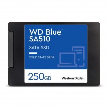 SSD | WESTERN DIGITAL | SA510 | 250GB | SATA 3.0 | Write speed 440 MBytes/sec | Read speed 555 MBytes/sec | 2,5" | TBW 100 TB | 