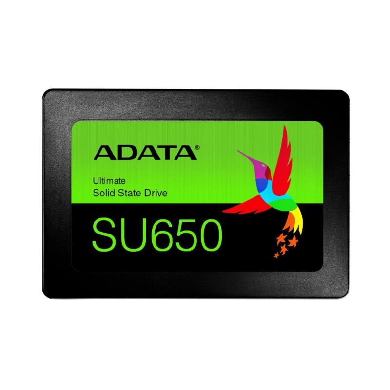SSD | ADATA | SU650 | 256GB | SATA 3.0 | 3D NAND | Write speed 450 MBytes/sec | Read speed 520 MBytes/sec | 2,5" | TBW 140 TB | 